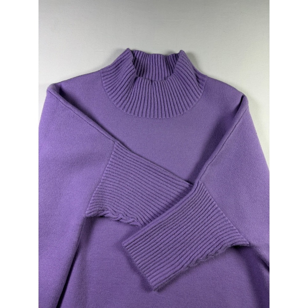 Kerisma Ryker Aja Poncho Sweater Oversized Purple Knit Minimalist Fall Women OS